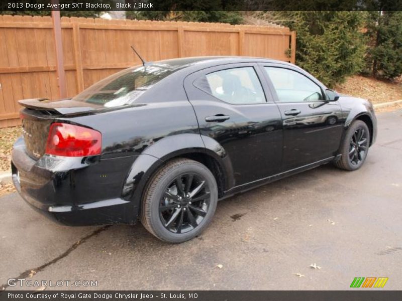 Black / Black 2013 Dodge Avenger SXT Blacktop
