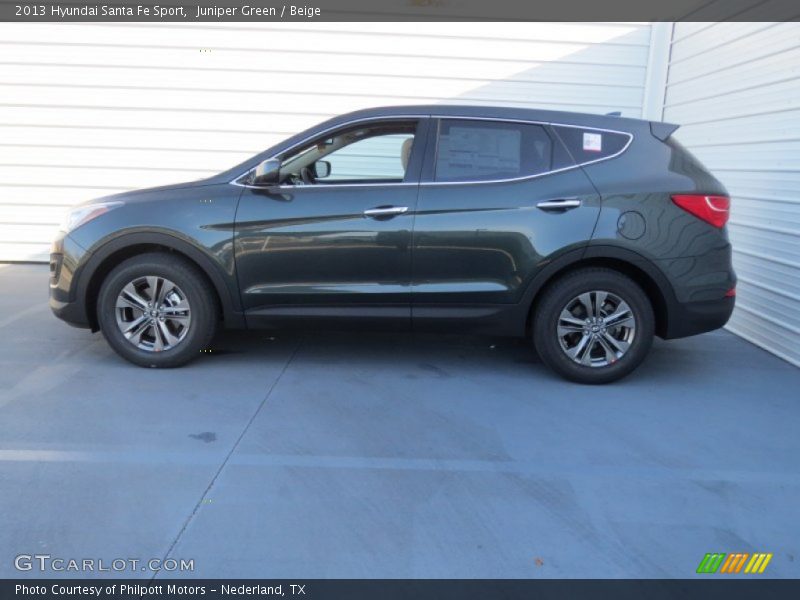 Juniper Green / Beige 2013 Hyundai Santa Fe Sport