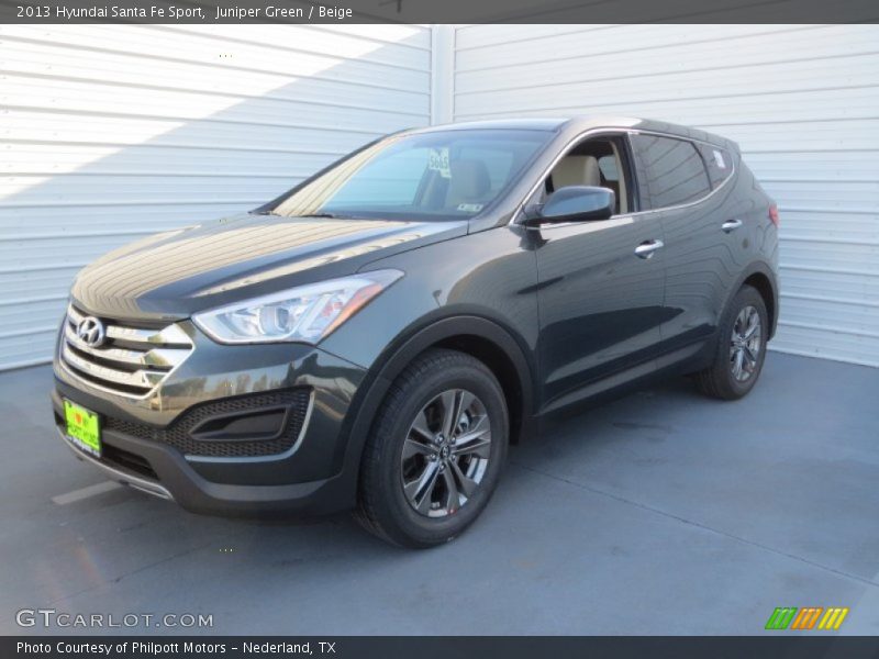 Juniper Green / Beige 2013 Hyundai Santa Fe Sport