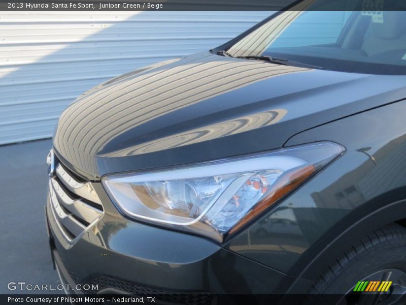 Juniper Green / Beige 2013 Hyundai Santa Fe Sport