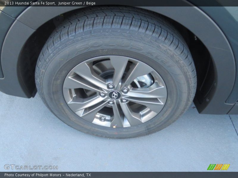Juniper Green / Beige 2013 Hyundai Santa Fe Sport