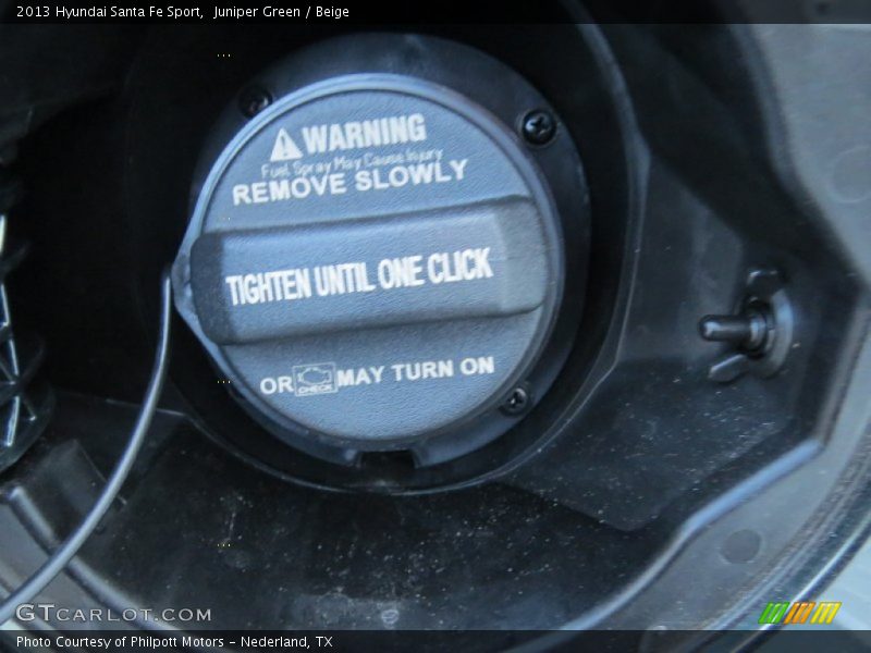 Juniper Green / Beige 2013 Hyundai Santa Fe Sport