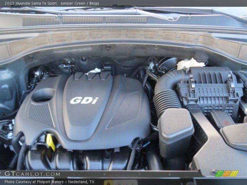 Juniper Green / Beige 2013 Hyundai Santa Fe Sport
