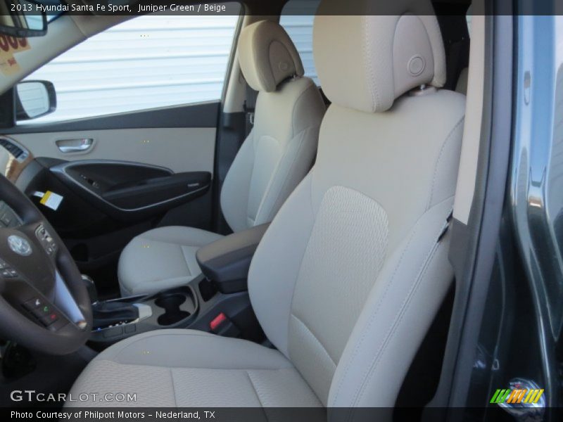 Juniper Green / Beige 2013 Hyundai Santa Fe Sport