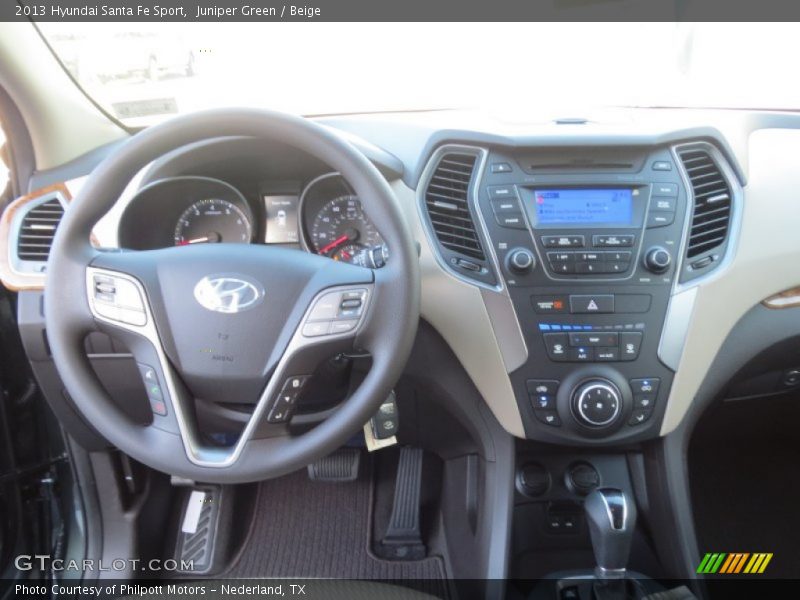 Juniper Green / Beige 2013 Hyundai Santa Fe Sport