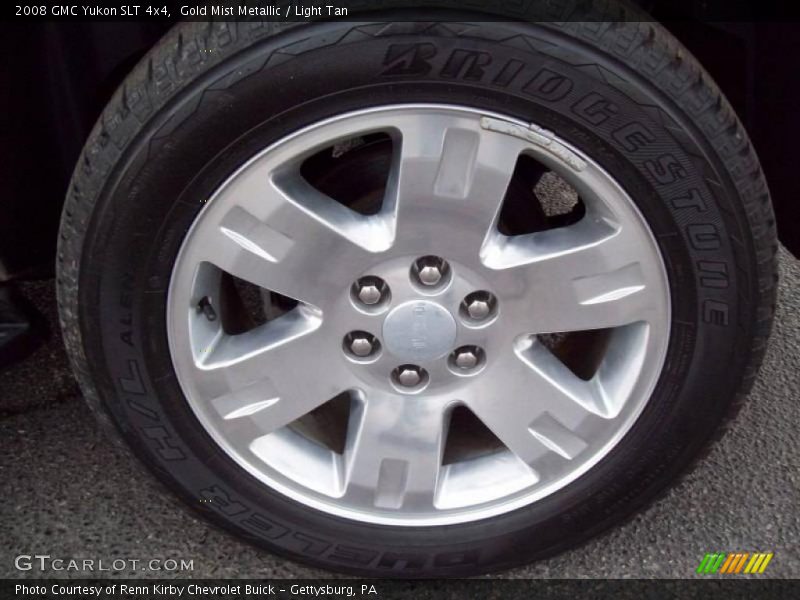 Gold Mist Metallic / Light Tan 2008 GMC Yukon SLT 4x4