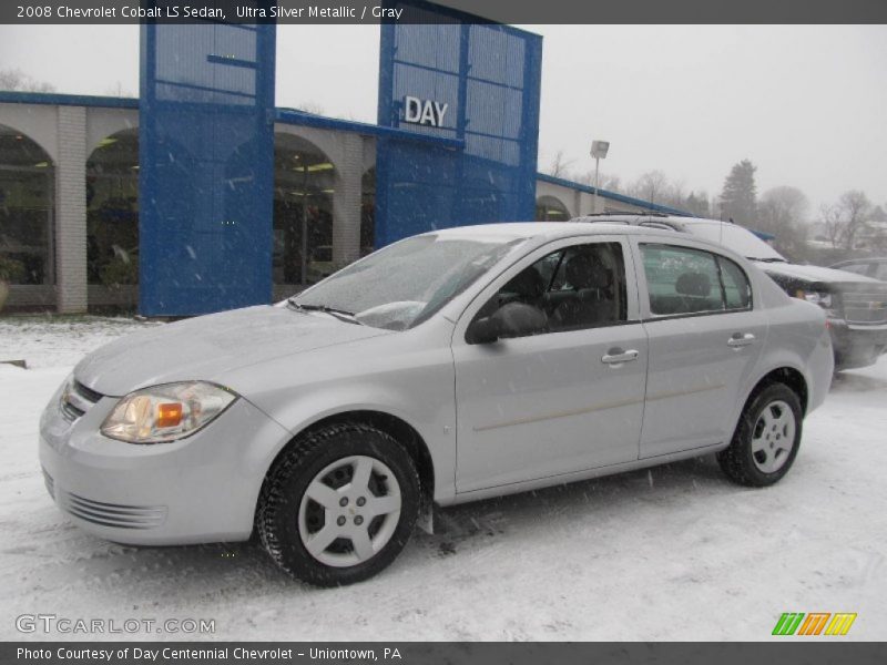 Ultra Silver Metallic / Gray 2008 Chevrolet Cobalt LS Sedan