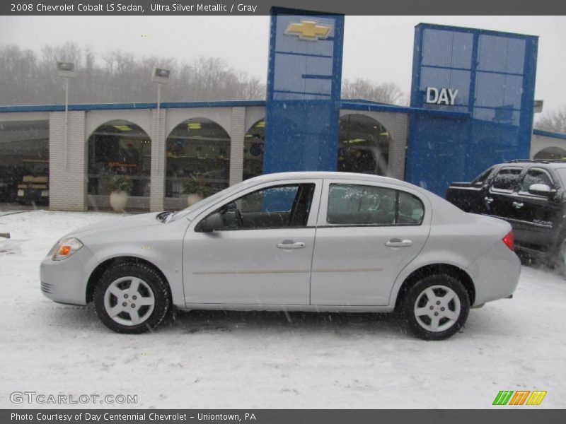 Ultra Silver Metallic / Gray 2008 Chevrolet Cobalt LS Sedan