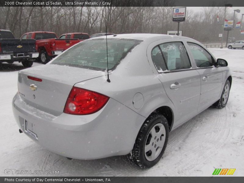 Ultra Silver Metallic / Gray 2008 Chevrolet Cobalt LS Sedan