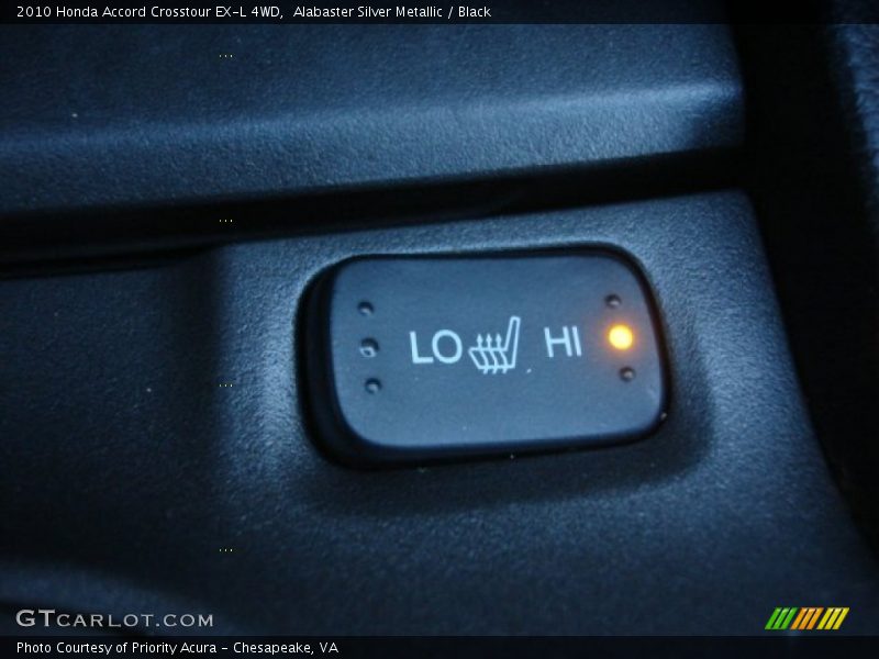 Alabaster Silver Metallic / Black 2010 Honda Accord Crosstour EX-L 4WD