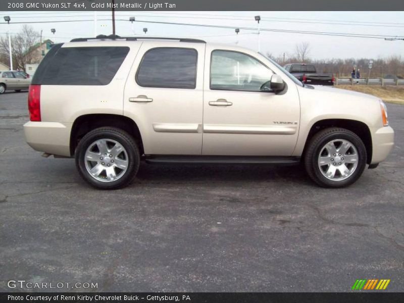 Gold Mist Metallic / Light Tan 2008 GMC Yukon SLT 4x4