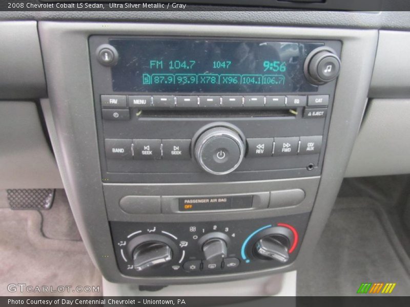 Ultra Silver Metallic / Gray 2008 Chevrolet Cobalt LS Sedan