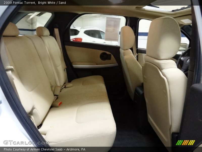 Rear Seat of 2009 Torrent 