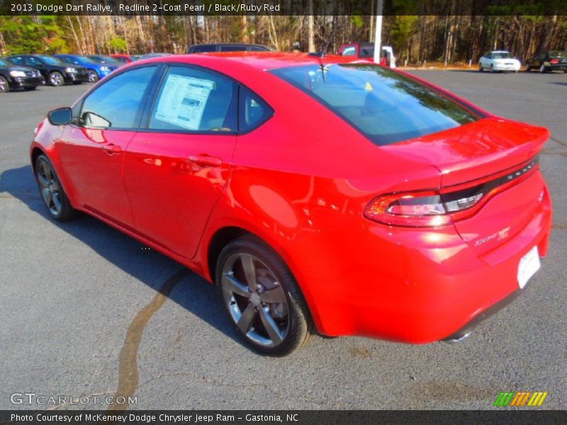 Redline 2-Coat Pearl / Black/Ruby Red 2013 Dodge Dart Rallye