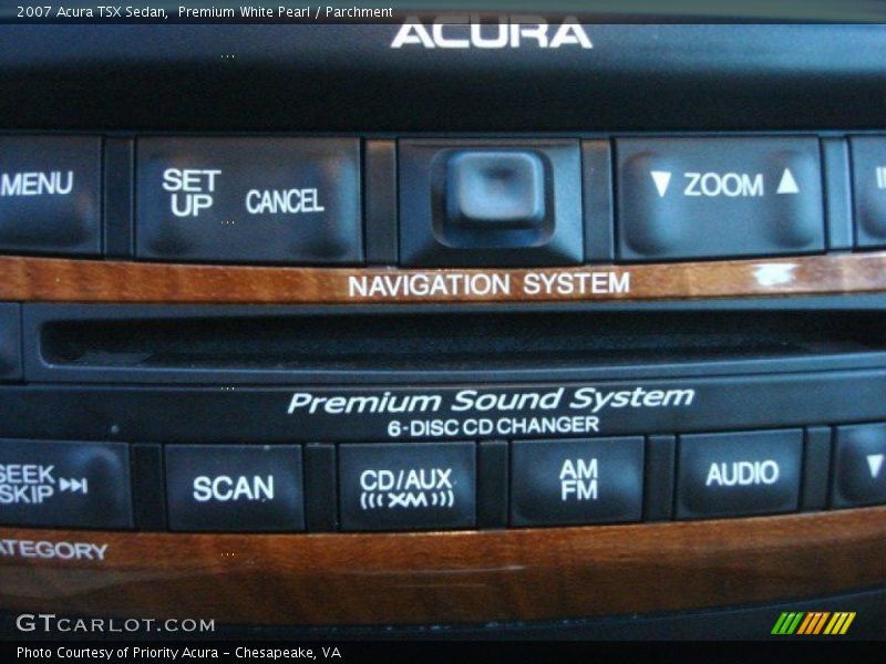 Premium White Pearl / Parchment 2007 Acura TSX Sedan