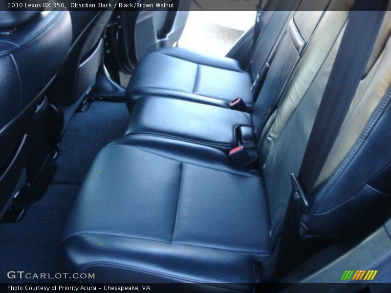 Obsidian Black / Black/Brown Walnut 2010 Lexus RX 350