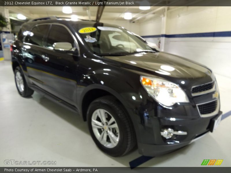 Black Granite Metallic / Light Titanium/Jet Black 2012 Chevrolet Equinox LTZ