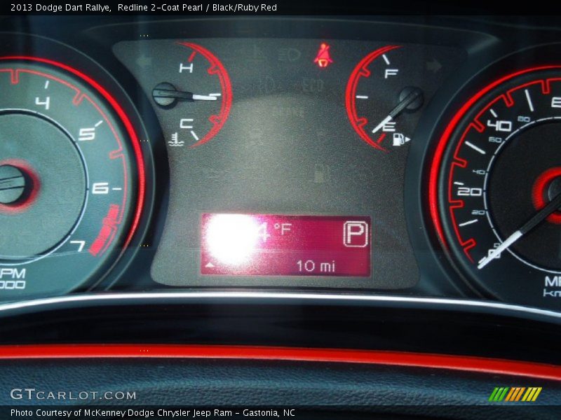 Redline 2-Coat Pearl / Black/Ruby Red 2013 Dodge Dart Rallye