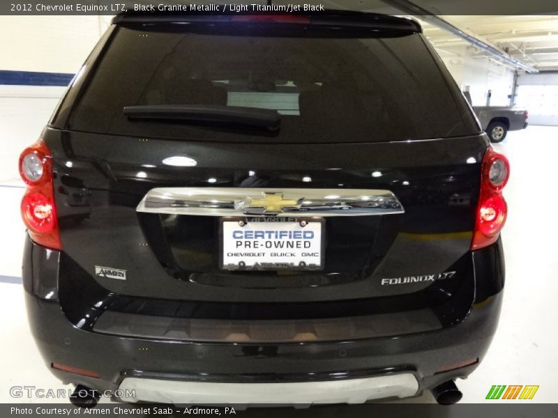 Black Granite Metallic / Light Titanium/Jet Black 2012 Chevrolet Equinox LTZ