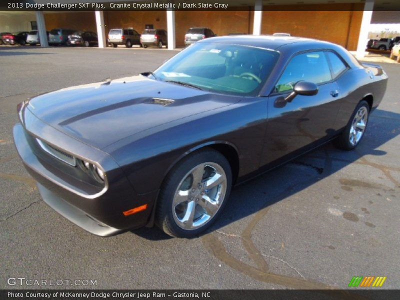 Granite Crystal Metallic / Dark Slate Gray 2013 Dodge Challenger SXT Plus