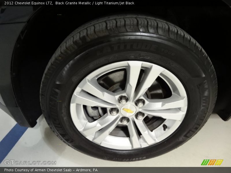 Black Granite Metallic / Light Titanium/Jet Black 2012 Chevrolet Equinox LTZ