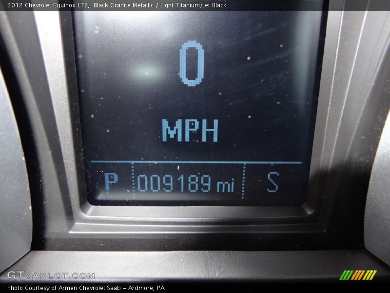 Black Granite Metallic / Light Titanium/Jet Black 2012 Chevrolet Equinox LTZ