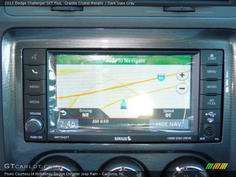 Navigation of 2013 Challenger SXT Plus