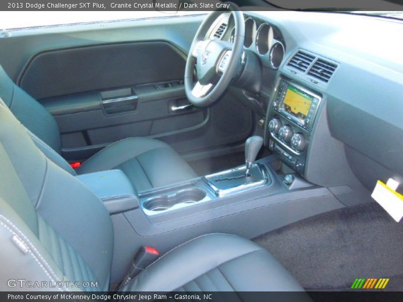  2013 Challenger SXT Plus Dark Slate Gray Interior