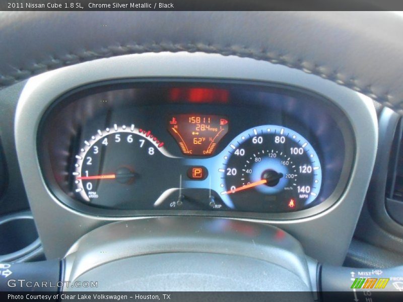 Chrome Silver Metallic / Black 2011 Nissan Cube 1.8 SL