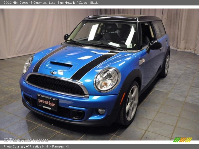 Laser Blue Metallic / Carbon Black 2011 Mini Cooper S Clubman