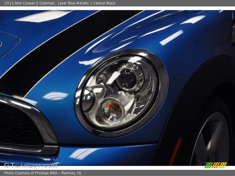 Laser Blue Metallic / Carbon Black 2011 Mini Cooper S Clubman