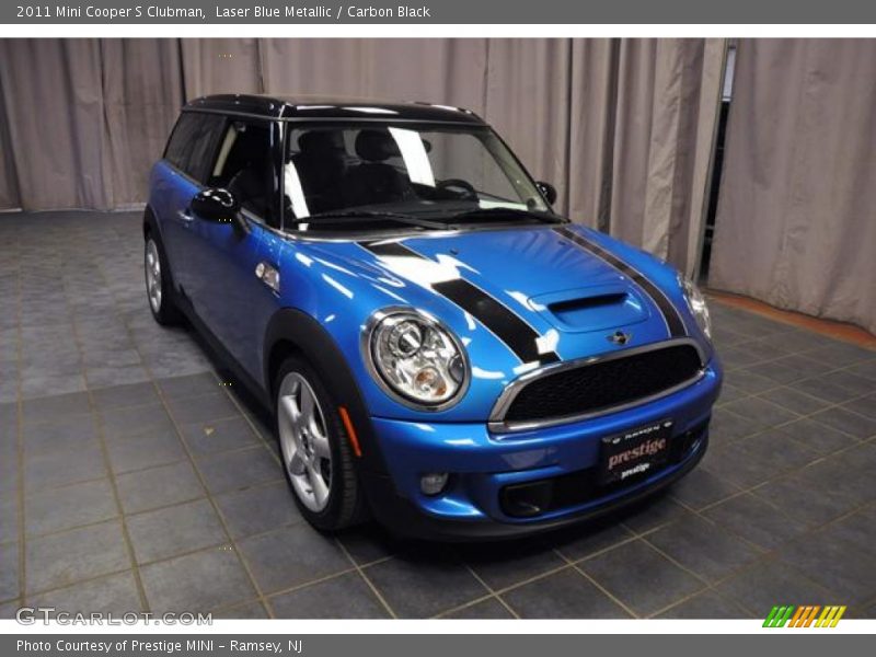Laser Blue Metallic / Carbon Black 2011 Mini Cooper S Clubman