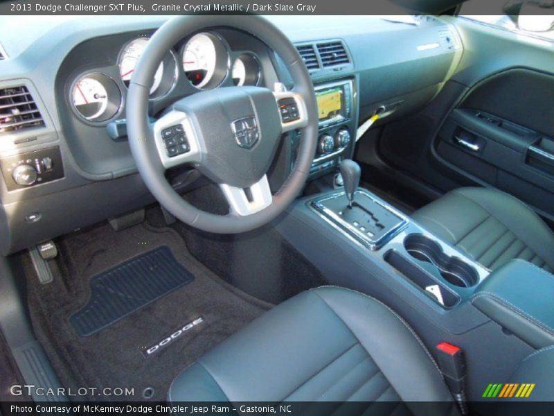 Dark Slate Gray Interior - 2013 Challenger SXT Plus 