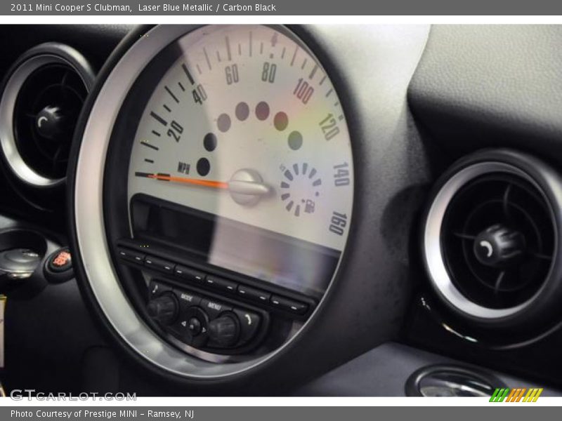 Laser Blue Metallic / Carbon Black 2011 Mini Cooper S Clubman