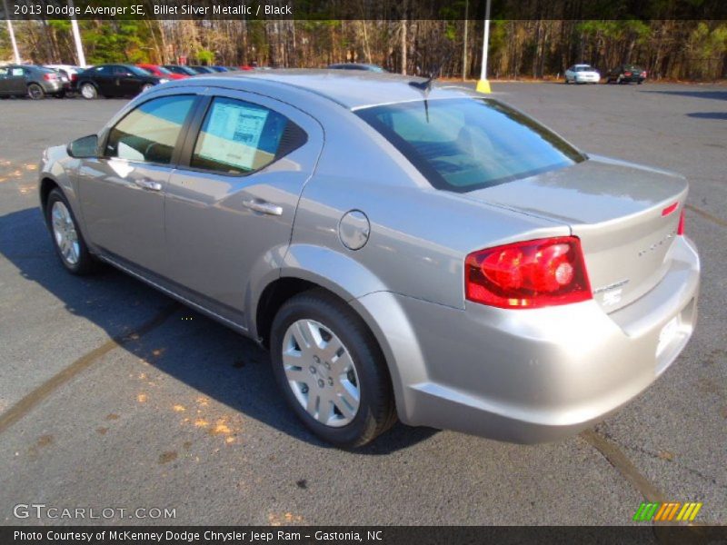 Billet Silver Metallic / Black 2013 Dodge Avenger SE