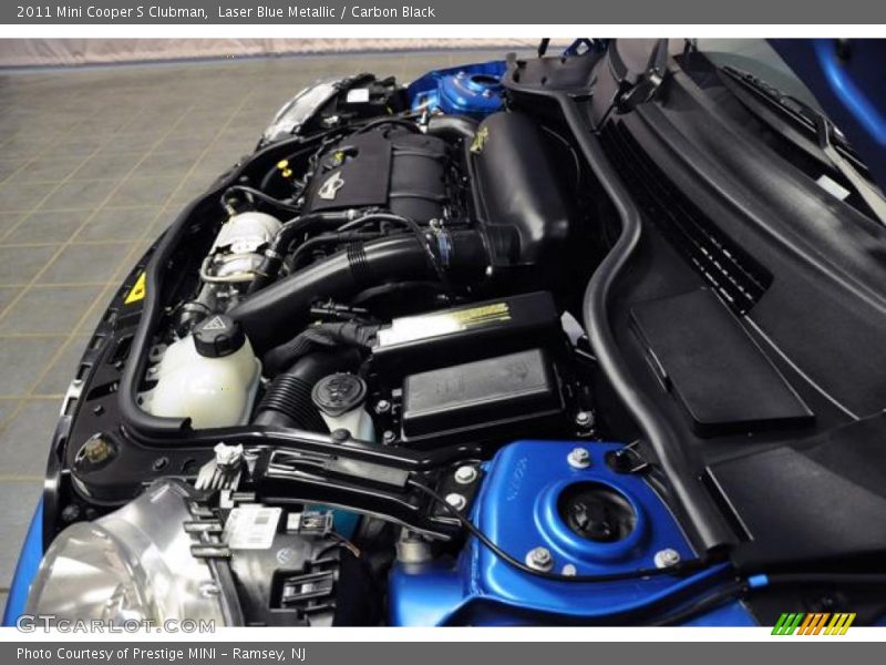 Laser Blue Metallic / Carbon Black 2011 Mini Cooper S Clubman