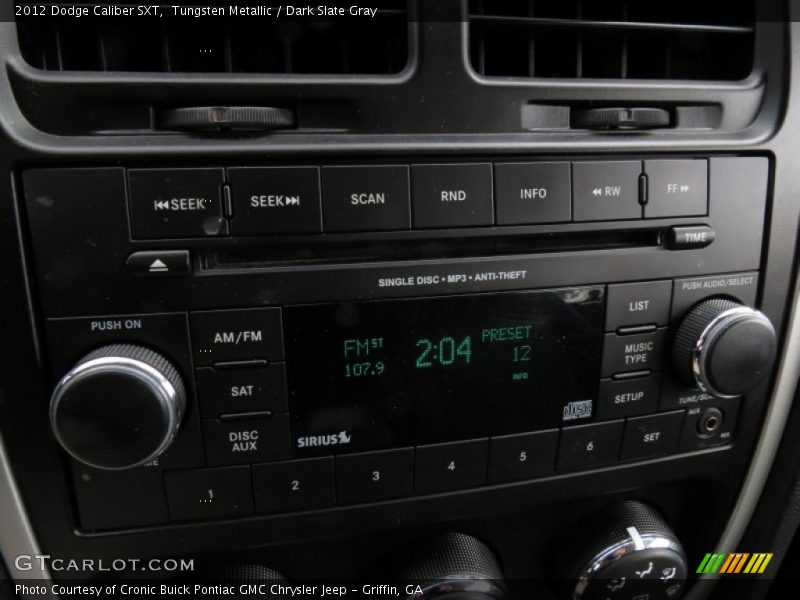 Tungsten Metallic / Dark Slate Gray 2012 Dodge Caliber SXT