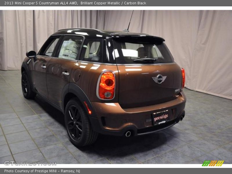 Brilliant Copper Metallic / Carbon Black 2013 Mini Cooper S Countryman ALL4 AWD