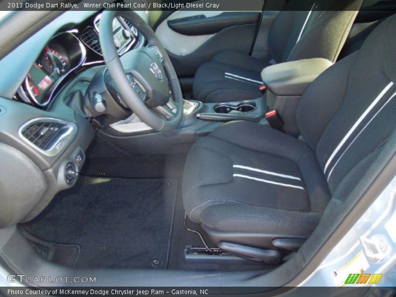 Front Seat of 2013 Dart Rallye