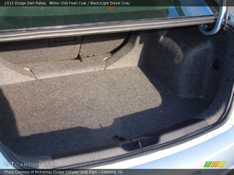 Winter Chill Pearl Coat / Black/Light Diesel Gray 2013 Dodge Dart Rallye