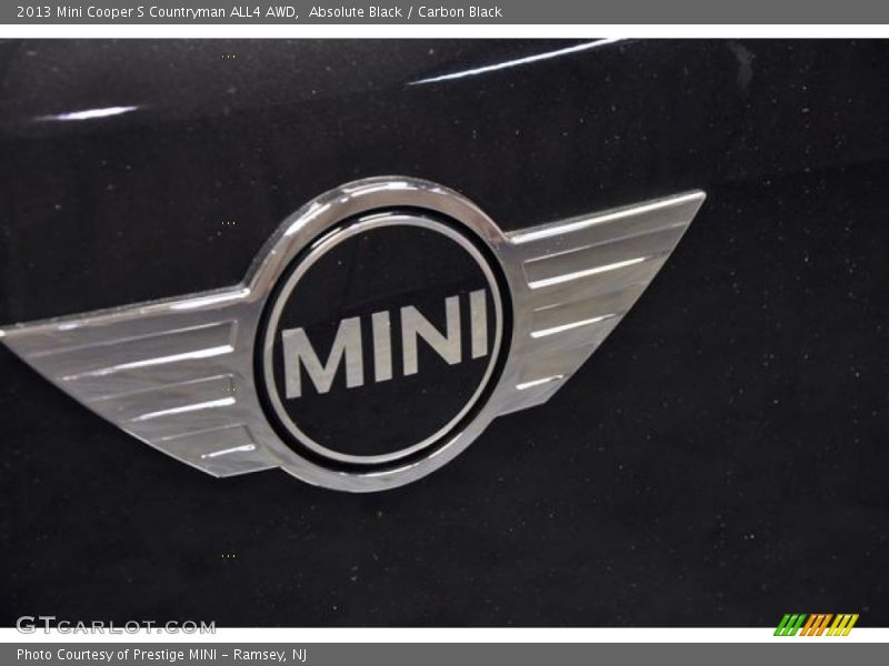 Absolute Black / Carbon Black 2013 Mini Cooper S Countryman ALL4 AWD