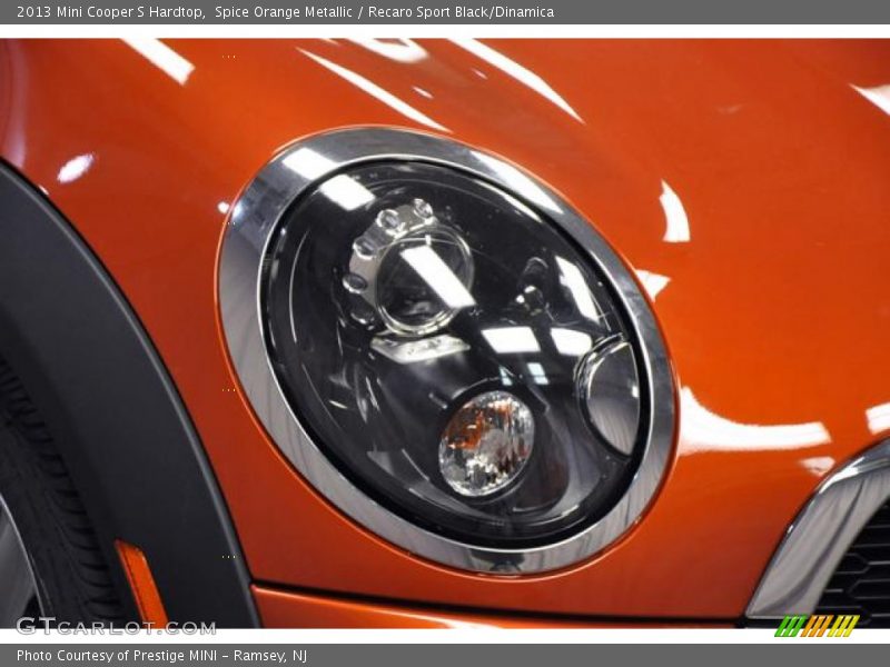 Spice Orange Metallic / Recaro Sport Black/Dinamica 2013 Mini Cooper S Hardtop