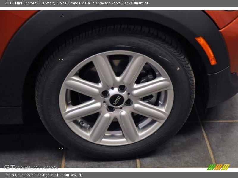 Spice Orange Metallic / Recaro Sport Black/Dinamica 2013 Mini Cooper S Hardtop