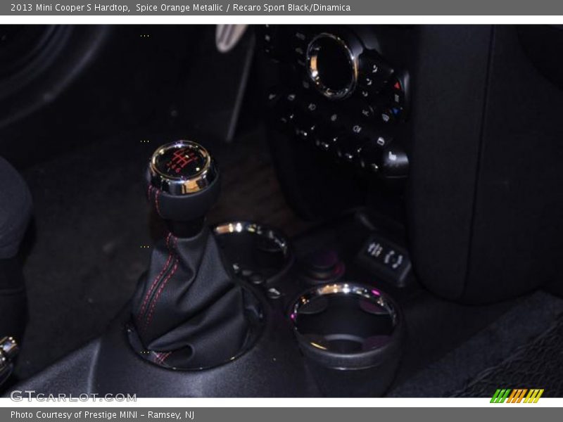 Spice Orange Metallic / Recaro Sport Black/Dinamica 2013 Mini Cooper S Hardtop
