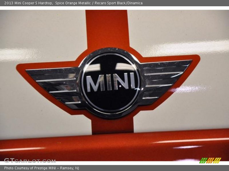 Spice Orange Metallic / Recaro Sport Black/Dinamica 2013 Mini Cooper S Hardtop