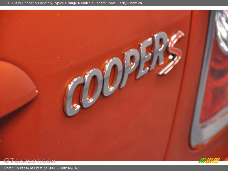 Spice Orange Metallic / Recaro Sport Black/Dinamica 2013 Mini Cooper S Hardtop