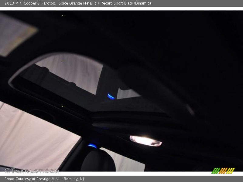 Spice Orange Metallic / Recaro Sport Black/Dinamica 2013 Mini Cooper S Hardtop