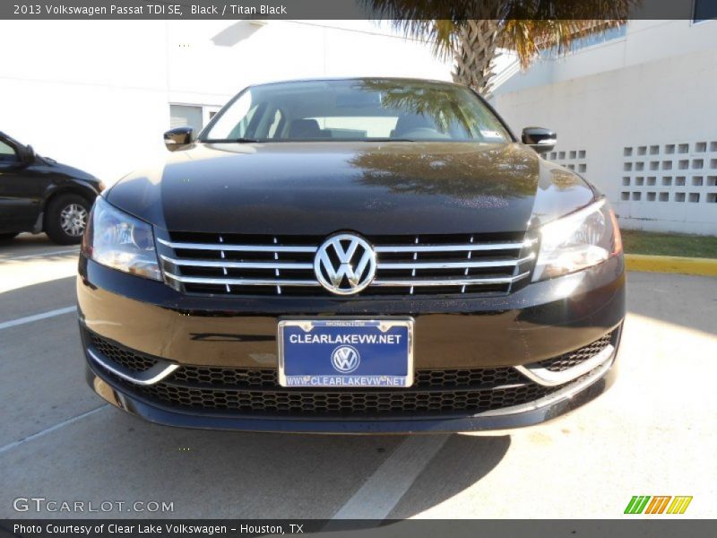 Black / Titan Black 2013 Volkswagen Passat TDI SE