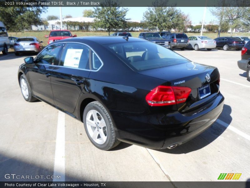 Black / Titan Black 2013 Volkswagen Passat TDI SE