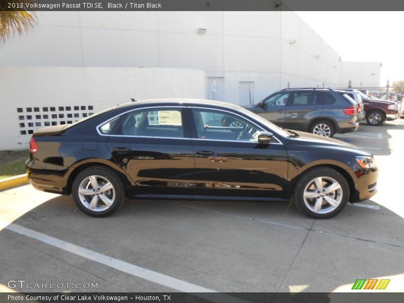 Black / Titan Black 2013 Volkswagen Passat TDI SE